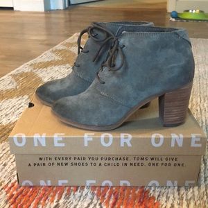 Toms Lunata Lace-Up Booties
